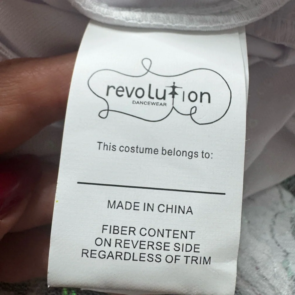 Revolution White Lace Dance Costume